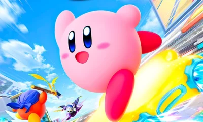 Zdjęcie okładkowe wpisu: Kirby Air Riders – recenzja gry. Pęd, chaos i masa radości
