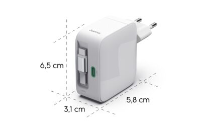 Zdjęcie okładkowe wpisu: Kabel, który jest zawsze pod ręką – chyba, że… znika. Premiera ładowarki Hama GaN 65 W ze zwijanym przewodem