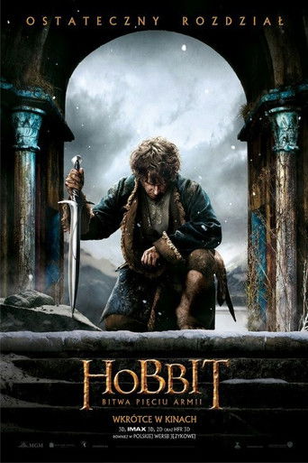 Okładka filmu Hobbit: Bitwa Pięciu Armii